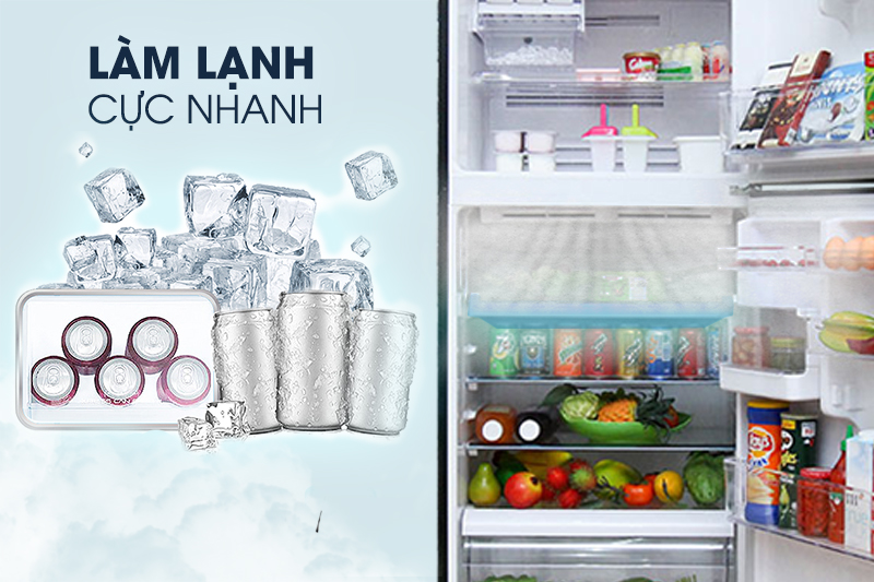 Ngăn làm mát nhanh Dual Cooling Zone