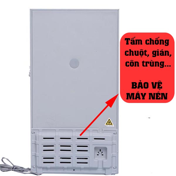 TẤM CHỐNG CHUỘT tu lanh mini 90 lit 2 cua sinni