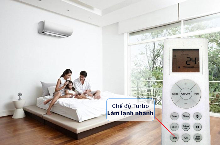 Chế độ Turbo trên máy lạnh Casper