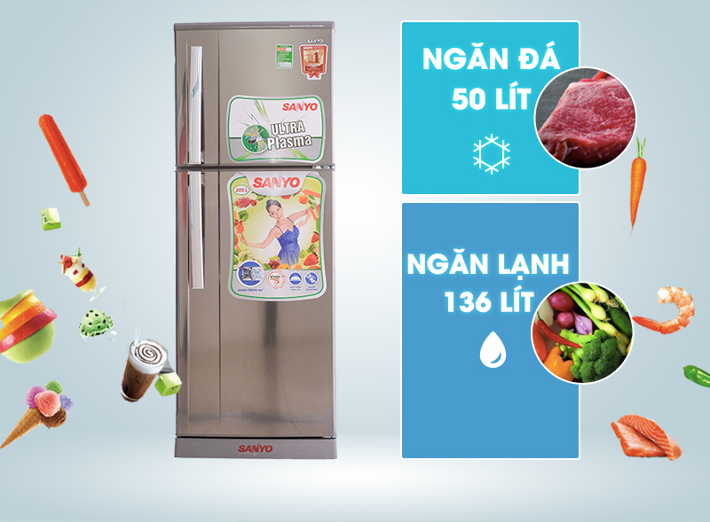 Thiết kế tủ lạnh ngăn đá trên truyền thống