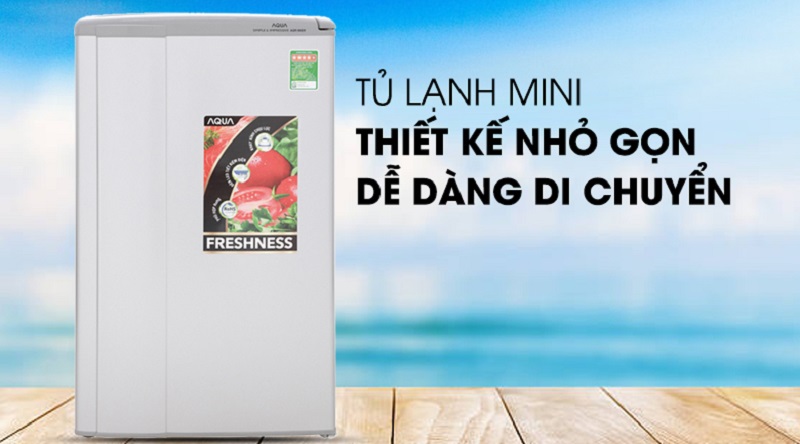 Tủ lạnh Aqua 90 lít AQR-95ER (SS)