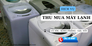 Thu mua máy giặt cũ tận nơi giá cao