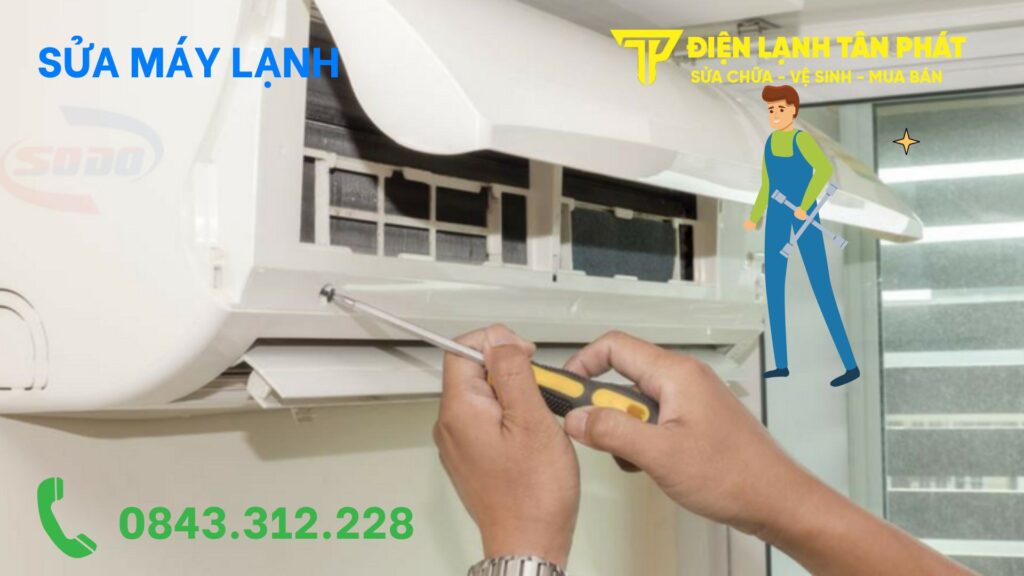 Quy trình sửa máy lạnh tại Quận 12 – Điện Lạnh Tiến Phát 